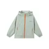 Chaqueta de Primavera para Niñas Pudding Haru Estilo Nuevo Ligera Chaqueta Soft Shell Impermeable con Capucha para Exteriores Niños