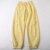 Pantalones Deportivos Plisados de Moda Estilo Coreano para Mujer con Sentido del Diseño, Pantalones tipo Scimitar con Puño, Pantalones Largos Casuales Elásticos con Cordón para Primavera y Otoño 2025