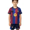 Conjunto de Uniforme de Futebol Infantil Real Madrid Barcelona Brasil Espanha Arsenal Ajax Roupas de Futebol Transfronteiriço
