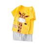 Novo Conjunto de Verão Infantil de Manga Curta, Conjunto de Duas Peças de Shorts Finos 100% Algodão para Meninos, Roupas de Camiseta para Exportação de Meninas, Vestuário Infantil