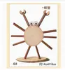 Saco de material de lascas de madeira DIY criativo pintura natural animal feito à mão para crianças fabricação de brinquedo de madeira pintura de galho