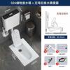 Banheiro com placa de cobertura assento agachado integrado vaso sanitário de agachar cerâmico buraco de agachar mictório mictório doméstico