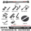 Accesorios para puertas corredizas con riel colgante, marco de aluminio extremadamente estrecho, puerta corrediza de tres o cuatro hojas, puerta de madera, enlace delantero, riel deslizante colgante