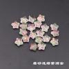 Estrella de cinco puntas de 8 mm agujero recto agujero vertical esmerilado estrella pequeña estrella de cinco puntas esmalte de color antiguo horquilla borla diy hecho a mano cuentas sueltas