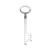 1 Pieza de Aleación de Plata Antigua Estilo Vintage Scepter con Forma de Corazón Colgante Llave Accesorio para Collar DIY