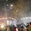 Actuación en escenario control remoto máquina de papel de color máquina de rociar papel fuegos artificiales electrónicos máquina de papel de doble cabezal máquina de fuegos artificiales equipo de boda fiesta