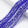 Venta al por mayor Cuentas de cristal coloridas electrochapadas AB de 2-4 mm Cuentas de vidrio de fútbol de 32 facetas Suministro del fabricante de accesorios para joyería DIY