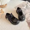 Sapatos Femininos Pequenos de Couro Estilo Francês Retrô 2026 Primavera/Verão Novos Versáteis Laço Pérola Sapato Mary Jane Princesa