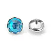 Piercing de Labio de Titanio F136 con Cristal Checo, Borde Dentado, Clavo Incrustado Pendiente de Oreja, Piercing de Ombligo, Joyería para Body Piercing de Aleación de Titanio G23, Stud de Labio