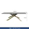 Mesa e Cadeiras para Varanda de Vila ao Ar Livre Mesa de Ardósia para Jardim e Pátio Cadeiras de Rattan Combinação Mesa e Cadeiras para Café ao Ar Livre