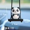 Colgante Creativo de Panda para Coche Transfronterizo Suministros de Decoración Interior para Coche Decoración Colgante para Espejo Retrovisor de Coche Decoración para Coche