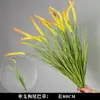 Plantas Verdes, Hierba de Junco, Hierba Bigote de Dragón, Fondo de Boda, Paisajismo de Ventana Floral, Flores Decorativas para Boda en Bosque Blanco y Verde