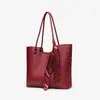Bolsa de Gran Capacidad para Mujer, Moderna y Versátil, Nuevo Estilo 2026, Bolso Tote Casual de un Solo Hombro de Color Sólido, para el Trabajo y los Viajes Diarios