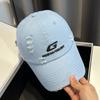 Chapéu Feminino Street Boné de Baseball Desgastado Estilo Coreano Marca Tendência Bordado de Letras Mais Fácil de Combinar Casual Chapéu de Aba Reta Casal Masculino