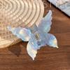 Pinza de Mariposa de Ácido Acético Imitación Sinfonía Hermosa Pinza de Tiburón Sirena Ji Pinza para el Cabello de Alta Gama Accesorios Versátiles para el Cabello Tocado para Mujer