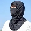 Mascarilla de Protección Solar, Protección de Cuello para Hombre, Pañuelo para la Cabeza Anti-UV, Gorro de Ciclismo para Mujer, Máscara Facial Completa, Sombrero de Protección Solar de Seda de Hielo, Bufanda para el Cuello