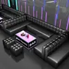 Bar Ktv Sofá Discoteca Cabina de Fiesta Rincón de Lounge de Discoteca Cabina en Forma de U Mesa de Café Sillas y Mesas Personalización
