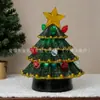 Decoraciones Navideñas Transfronterizas Ins Mini Árbol de Navidad Artesanías de Resina Adornos de Escritorio Fiesta