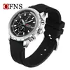 Reloj de Hombre Oufani Temu Clásico Tres Ojos Seis Manecillas Multifuncional de Cuarzo Pequeño Cronógrafo de Tres Manecillas Calendario Reloj Versátil