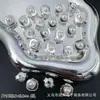 Caja Mágica de Corazón Doble Cara con Diamantes, Corazón Pequeño de Durazno, Cuentas Separadoras de Cuatro Agujeros, Pulsera de Cuentas DIY, Collar, Accesorios para Cadena de Teléfono Móvil