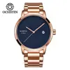 Marca Transmisión en Vivo Negocios Mecánico Reloj para Hombre Correa de Acero Sólido Calendario Reloj Mecánico Automático Dropshipping