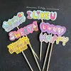 Figurilla Decoración Pastel Cumpleaños Dibujos Animados Stitch Azul Lilo y Stitch Niño Decoración Horneado Infantil Topper