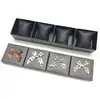 Caja Negra Serie Moño 8*9*5.3cm Caja para Relojes Caja de Joyería Caja para Empaque de Regalo
