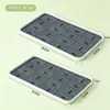 BNBSBandeja de Drenaje de Doble Capa para el Hogar de Plástico Rectangular Bandeja para Té Bandeja para Frutas Bandeja para Tazas de Agua Tazas de Té Bandeja de Drenaje