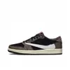 Zapatos Putian AJ Rayo Swoosh Invertido Mocha Marrón Oscuro Negro Guerrero Jordan transfronterizos de caña baja para hombre y mujer zapatos deportivos de pareja para el campus