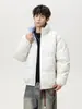 Novedad de Invierno Chaqueta de Algodón Estilo Retro Americano Estilo Básico Unisex Abrigo de Algodón Holgado Chaqueta Acolchada para Hombre