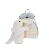Linda Mochila con Lazo para Mujer 2026 Nuevo Estilo Coreano Estudiante Dulce Conejito Dibujo Animado Mini Mochila