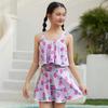 Traje de baño para niña Traje de baño de una pieza para niña Estampado de frutas Lindo Estudiante Coreano Traje de baño de princesa