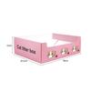 Caja de arena para gatos desechable plegable transfronteriza, inodoro temporal portátil para gatos, caja de arena para gatos arrojadiza para coche, venta al por mayor