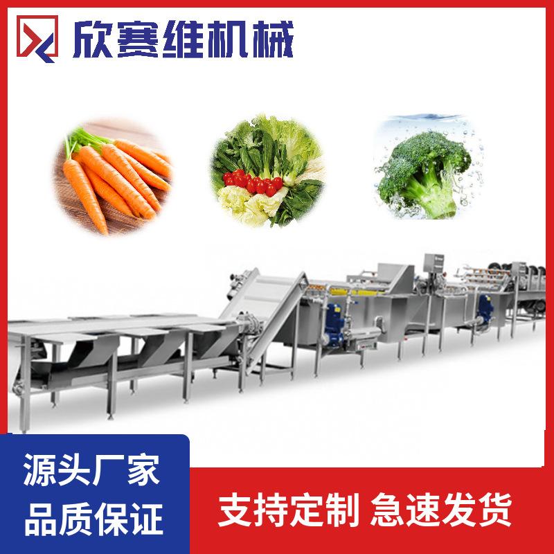 叶菜类清洗风干流水线
