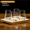 Copo de Teste para Bebida Tulipa Suit Taça Clássica Estrangeira para Vinho Cerveja Whisky Taça Aromática com Bandeja