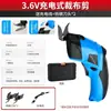 Herramienta de corte de tela con batería de litio Tijeras eléctricas recargables para cortar tela Máquina de corte de tela de cuero de mano para el hogar