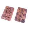 Colgante de Madera de Azufaifo Rayo Natural Lagerstroemia Mirto Tableta Bendición Taoísta por Talla en Madera Mango Manual Tarjeta de Protección Corporal Tarjeta de Sin Ánimo Colgante