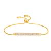 Pulseira de Cobre com Diamante e Zircônia Inlaid de Novo Estilo Europeu e Americano para Mulheres, Pulseira Ajustável que Preserva a Cor, Pulseira Mais Vendida na Amazon