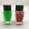 Garrafas de Tinta Quadradas em Estoque 18ml Garrafas Vazias de Vidro Transparente com Tampas Abs para Canetas de Mergulho, Frascos Pequenos Dispenser de Tinta Venda por Atacado
