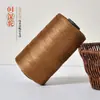 Fio de seda gelada, fita plana de algodão mercerizado e linho para almofadas tecidas à mão DIY, sapatos, chapéus de proteção solar primavera/verão e tecelagem de bolsas