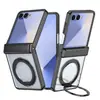 Funda Adecuada para Teléfono Samsung Zflip7 con Galvanizado, -259.999999999% de Descuento Soporte Magnético Giratorio para Pantalla Plegable, Funda para Teléfono Flip6 al por Mayor