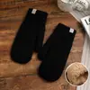 Manoplas de Invierno para Mujer Guantes de Punto Gruesos y Cálidos Estilo Coreano Guantes Cubre-Dedos Guantes a Prueba de Frío y Anticongelantes de Invierno para Mujeres en Otoño e Invierno