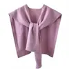 Chal de Aire Acondicionado de Verano para Mujer, Prenda Exterior Delgada para Combinar con Faldas y Blusas, Chal Pequeño, Bufanda Multifuncional para Hombro de Primavera y Otoño