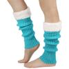 Meias de Lã Tricotadas Europeias e Americanas Transfronteiriças Novas Outono e Inverno Meias de Lã Tricotadas Meias Quentes Meias-Calça Meias de Pelúcia Capas de Bota