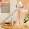 Bastão de Selfie para Celular R1S Bluetooth Luz de Preenchimento Fotografia ao Vivo Portátil Tudo-Em-Um Tripé Telescópico