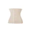 Cinturón abdominal cruzado en stock para mujer, corsé de cintura posparto, cinturón de plástico hueco transpirable, 3 filas 13 botones, prenda moldeadora del cuerpo