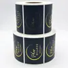 Etiqueta de Vinilo Adhesiva para Botella con Logo de Papel Impreso Personalizado Pegatina de Papel con Foil Dorado Etiqueta en Rollo para Empaque Pegatina de Perfume