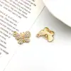 1 Ponto Corte Diamante Borboleta Cisne Elefante Liga Pingente DIY Pulseira Colar Artesanal Acessórios de Joia Pacote de Material