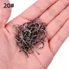 Anzol de Pesca Marítima Guanfu Maruishi com Farpa e Boca Tortuosa com Argola e Argola com Círculo Caixa para Peixes Grandes Anzol de Pesca Atacado