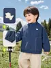 Ropa infantil Kaka Panda chaqueta impermeable para niños conjunto de otoño para bebé top de exterior para niños ropa de otoño para bebé niña
